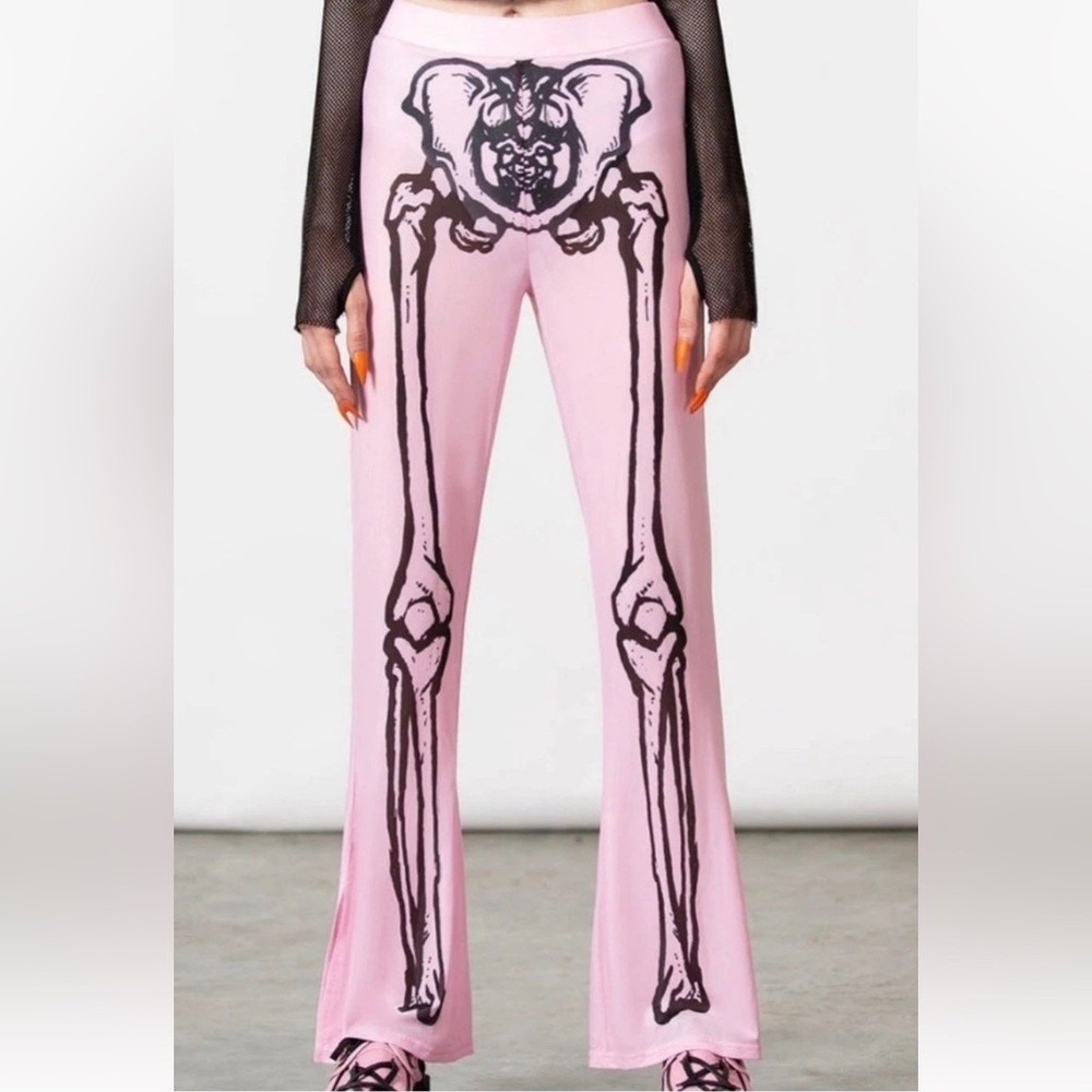 Avril lavigne X Killstar Party‎ poison mesh skeleton flares